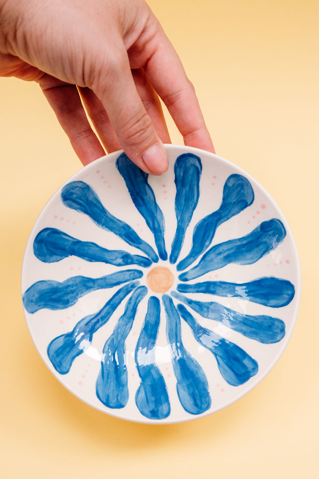 assiette fleur